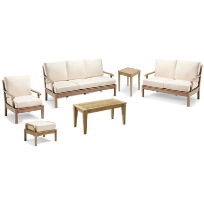 Sack Outdoor Teak Conversation Set