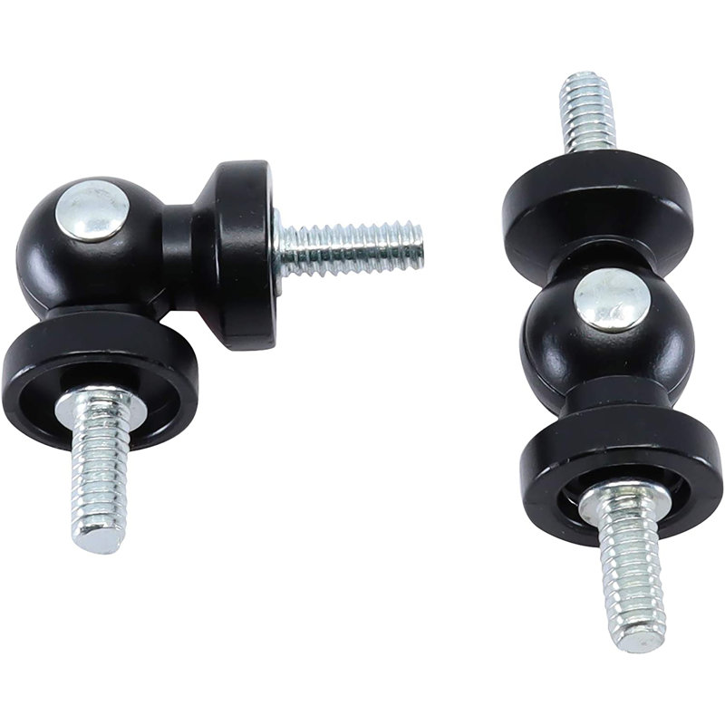 Meriville Hinged Elbow Connector, 2 pcs, 0.625", Black