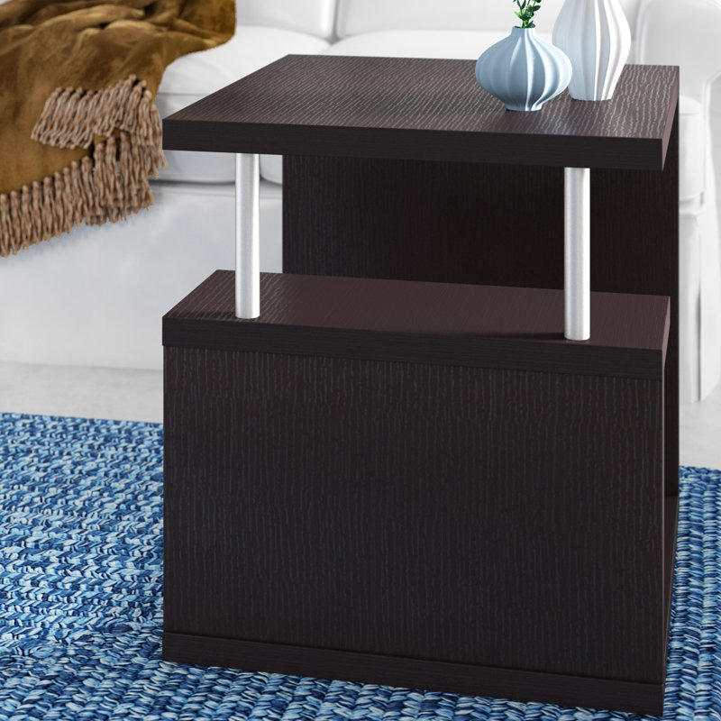 Floor Shelf End Table