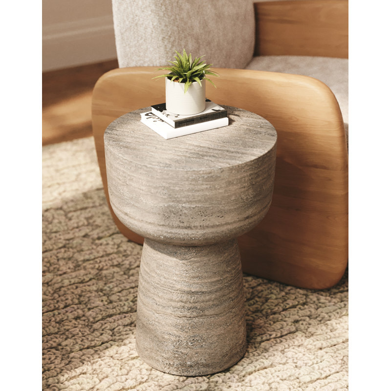 Arvo Outdoor Side Table - Concrete