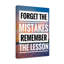 Forget The Mistakes - Wrapped Canvas Print