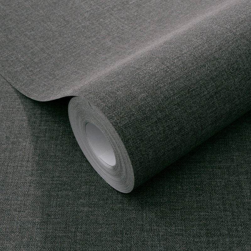 Papier peint Lin Serenity, Black