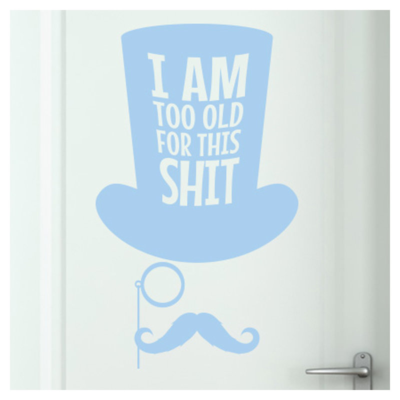 Wall Decal, Light Blue