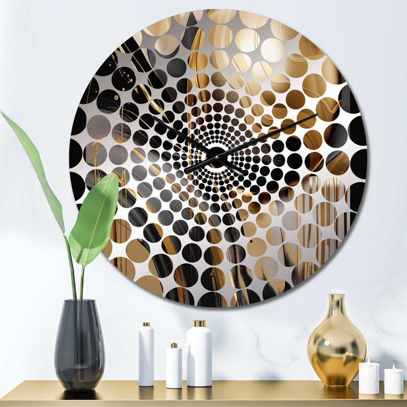 Rayniyah - Horloge murale abstraite en marbre, Petit
