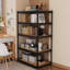Étagère de rangement à 4 tablettes réglables en acier-1028754996