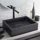 NativeStone Stone Handmade Rectangular Undermount Bathroom Sink