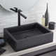 Nipomo Stone Handmade Rectangular Undermount Bathroom Sink
