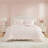 Laura Ashley Solid Satin Pintuck Reversible Comforter Set-125385609-125385611