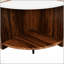 Ensemble de 4 tables basses rondes industrielles, assemblage robuste et facile, rangement à 2 niveaux pour le salon et le jardin-1528639483