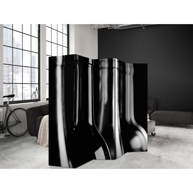 West Sacramento 172cm H Solid Wood Folding Room Divider, 5
