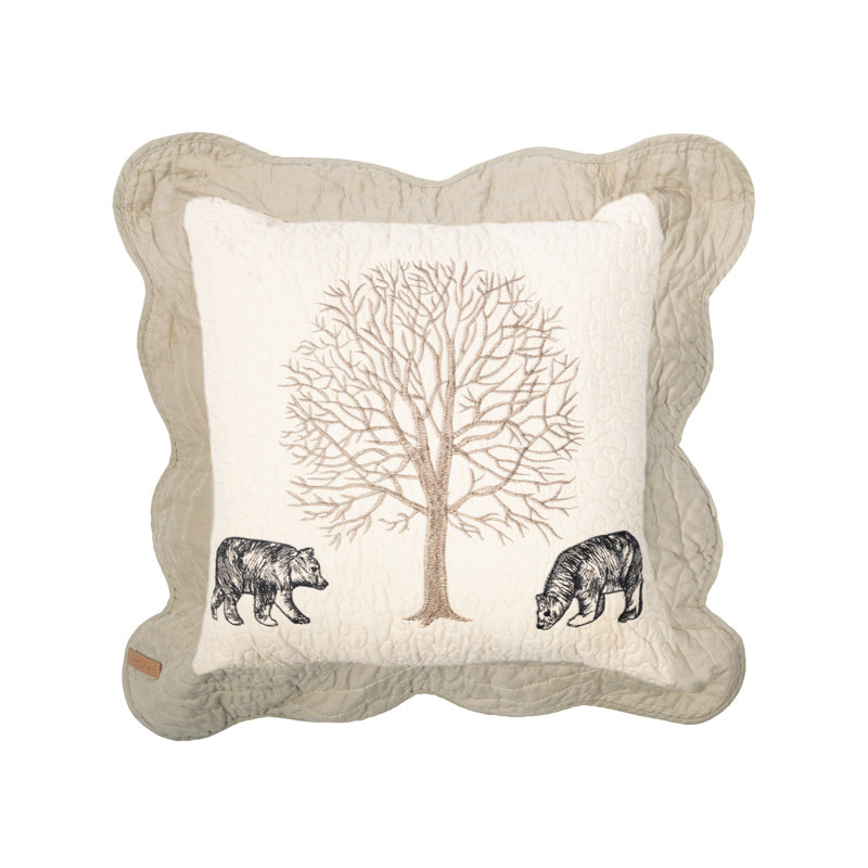 Coussin en coton Bear Creek