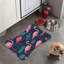 Dark Flamingo - Bone Shape Feeding Mat