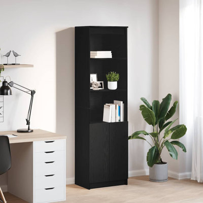 Highboard 50X35x180 Cm Engineered Wood