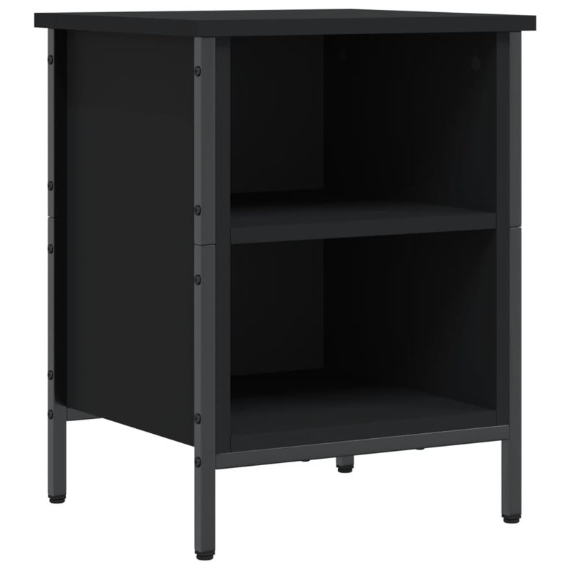 2 Pair Shoe Storage Cabinet, Black