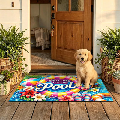  Tapis pour porte d'extérieur antidérapant 24 po x 36 po