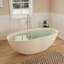Baignoire profonde autoportante à surface solide de 65 po Fslefay-124822461