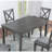 Wooden Dining Rectangular Table, Kitchen Table For Small Space, 4 Person Dining Table, Grayonly THE TABLE