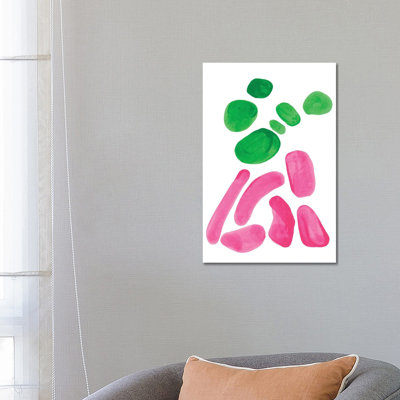 Spring Pebbles by EnShape - Wrapped Canvas Print
