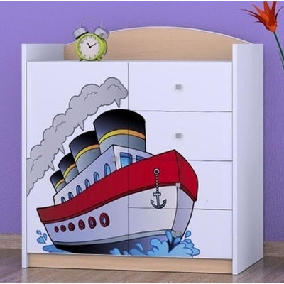 Nishimura Kids 4 - Drawer Combo Dresser