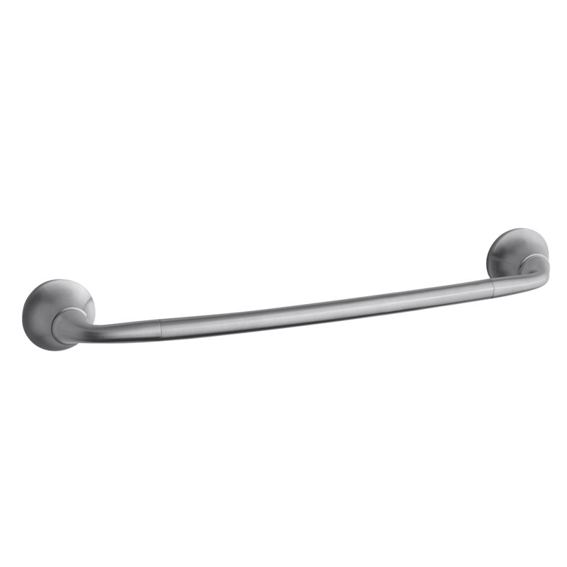 Forte Wall Mounted Towel Bar, 18"W, Brushed Chrome