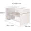 Moritz Standard Cot 2-Piece Nursery Furniture Set-38457200