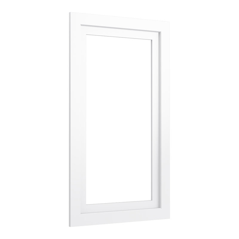 Poplin® Marabou® Medicine Cabinet Surround, 15" Wide, Linen White
