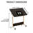 Foldable Mobile Stand Up Desk With Wheels-628219812