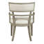 Chaise avec accoudoirs en lin Emilliana
