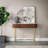 Delonna Fluted Console Table with Drawer
