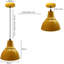 Anthonio 1 - Light Yellow Pendant