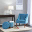 Fauteuil d'appoint incurvé Daryann-24098895