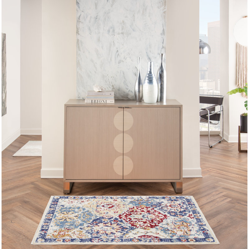 Martese Oriental Indoor Rug, Rectangle 3' x 5'