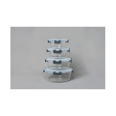 Genicook Glass 4 Container Food Storage Set