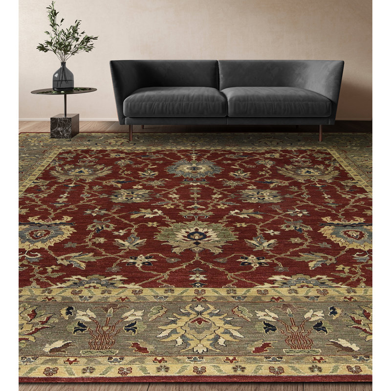 One-of-a-Kind Square 10' X 10' Hand Knotted Area Rug