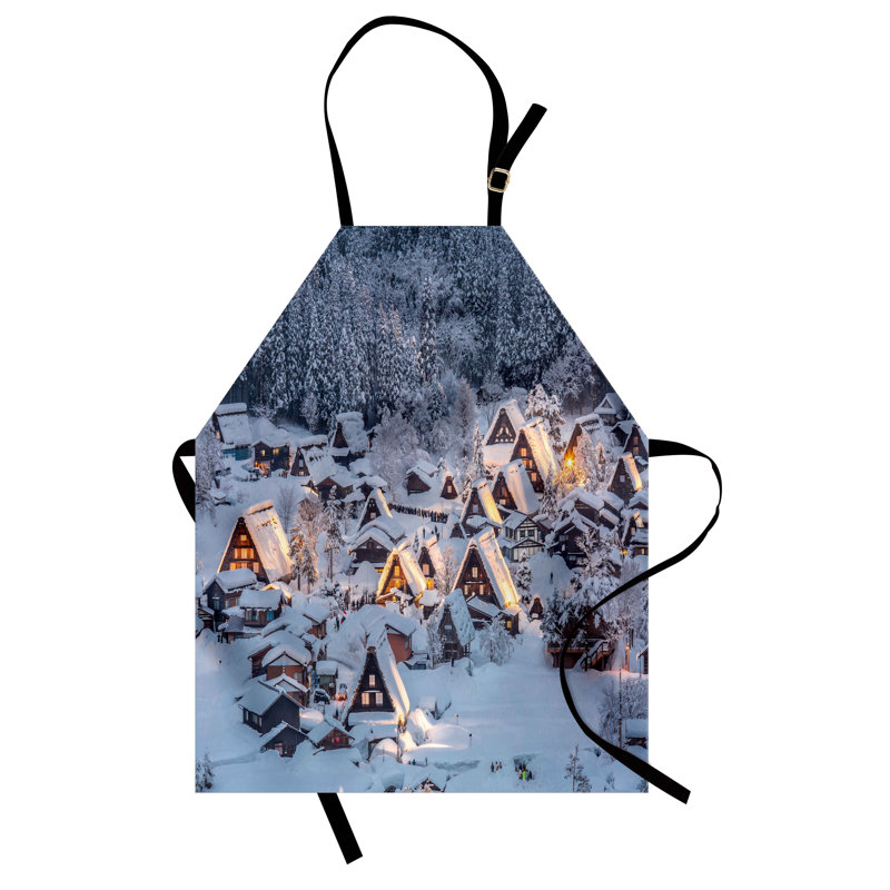No Pattern Bib Apron