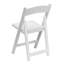 Resin Folding Chair with Vinyl Padded Seat-423265459