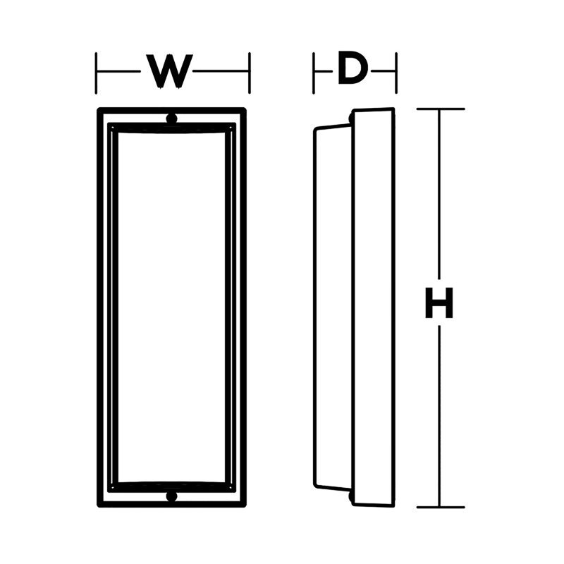 Aluminium LED Wall Light