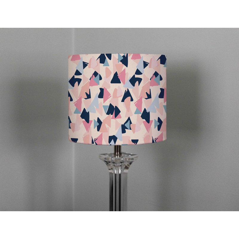 Cotton Drum Lamp Shade ( Uno ), 22cm H x 25cm W x 25cm D