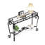 Console avec rangement et plateau en verre-813658883
