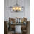 4 - Light Lantern Geometric Chandelier