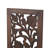 Wooden Handmade Intricately Carved Acanthus Floral Home Brown Wall Decor