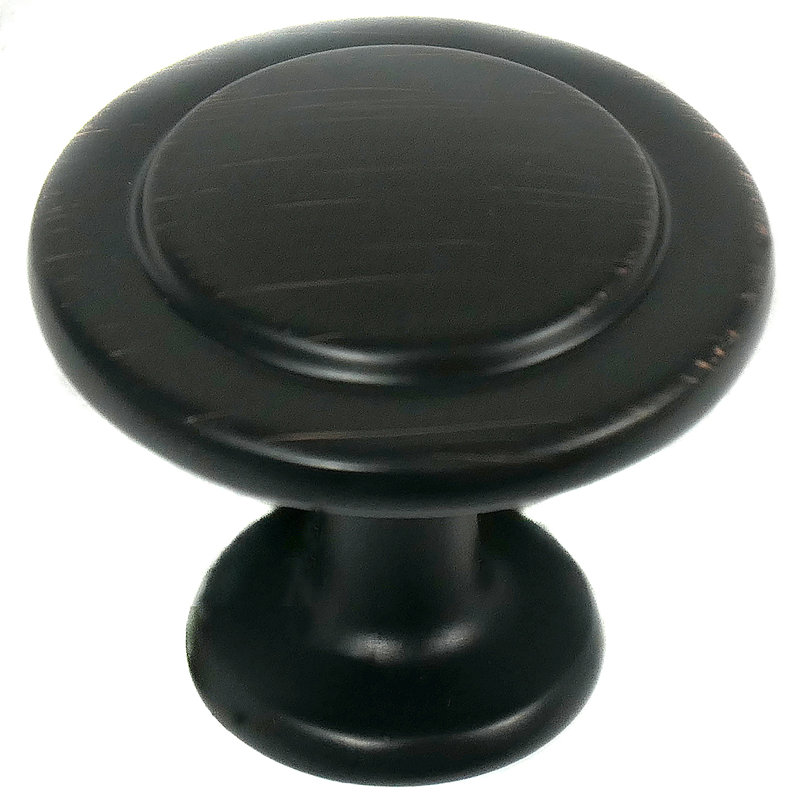 Poignée ronde 11/8 po de diamètre, Noir