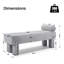 Banc de chambre rembourré 59,4 po Bulwell-2122598090
