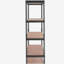 Étagère de rangement réglable à 5 niveaux, capacité de 2 000 lb, étagère de rangement robuste en métal, noire, P 18 po x l 48 po x H 72 po pour la cuisine