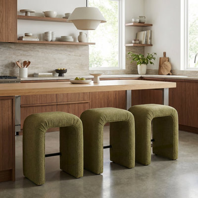 Berik 3-Piece Upholstered Counter Stool Set