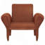Fauteuil d'appoint rembourré Rust