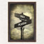 Impression sur toile Lovers Crossroads - Cadeaux personnalisés pour l'anniversaire de mariage.-623103761-628530499-628530509