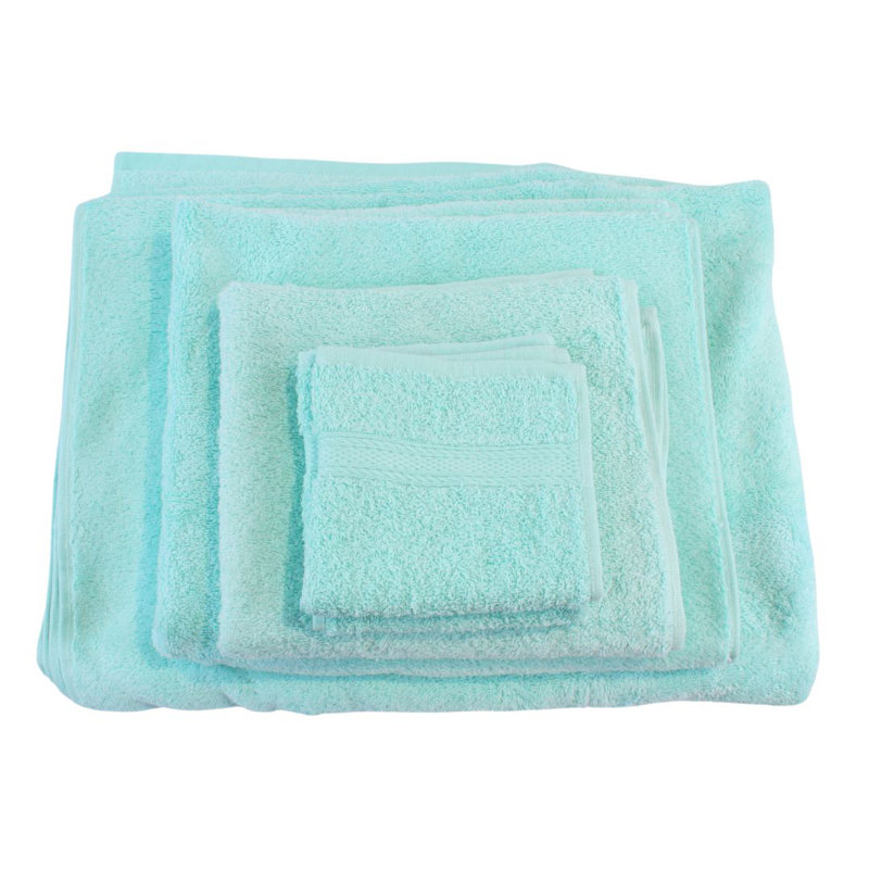 100% Cotton Bath Towels, Aqua