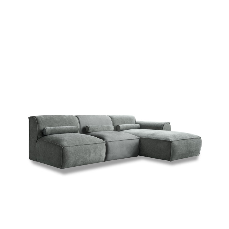 Flex Felix 3 Seater Corner Sofa , Olive, Right Hand Facing