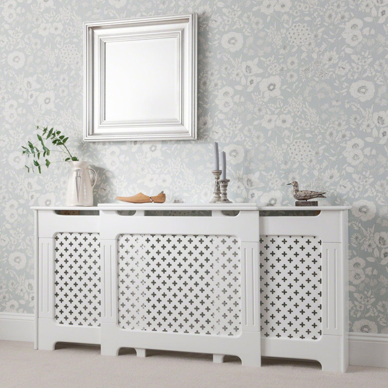 Hayes Adjustable Radiator Cover, 84cm H x 104-205cm W x 20cm D